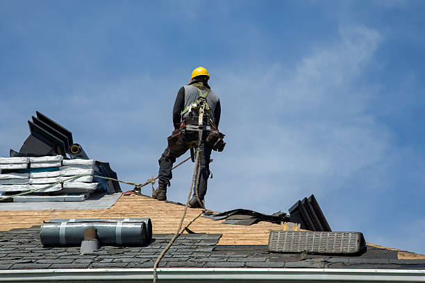 Professional Metal Roofing technician working in Lincoln, CA